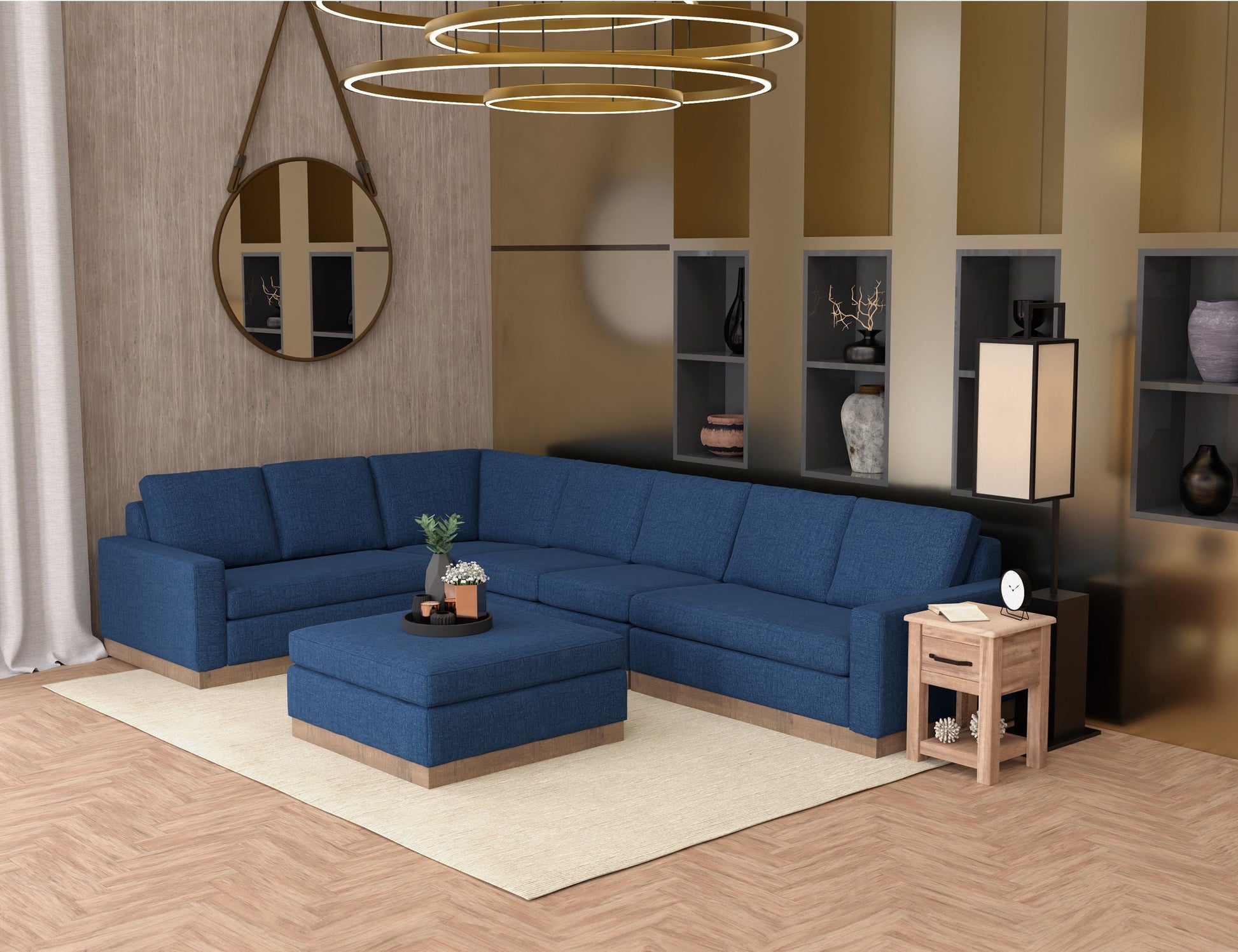 International Furniture Direct Georgia - Ottoman | Meri Furniture