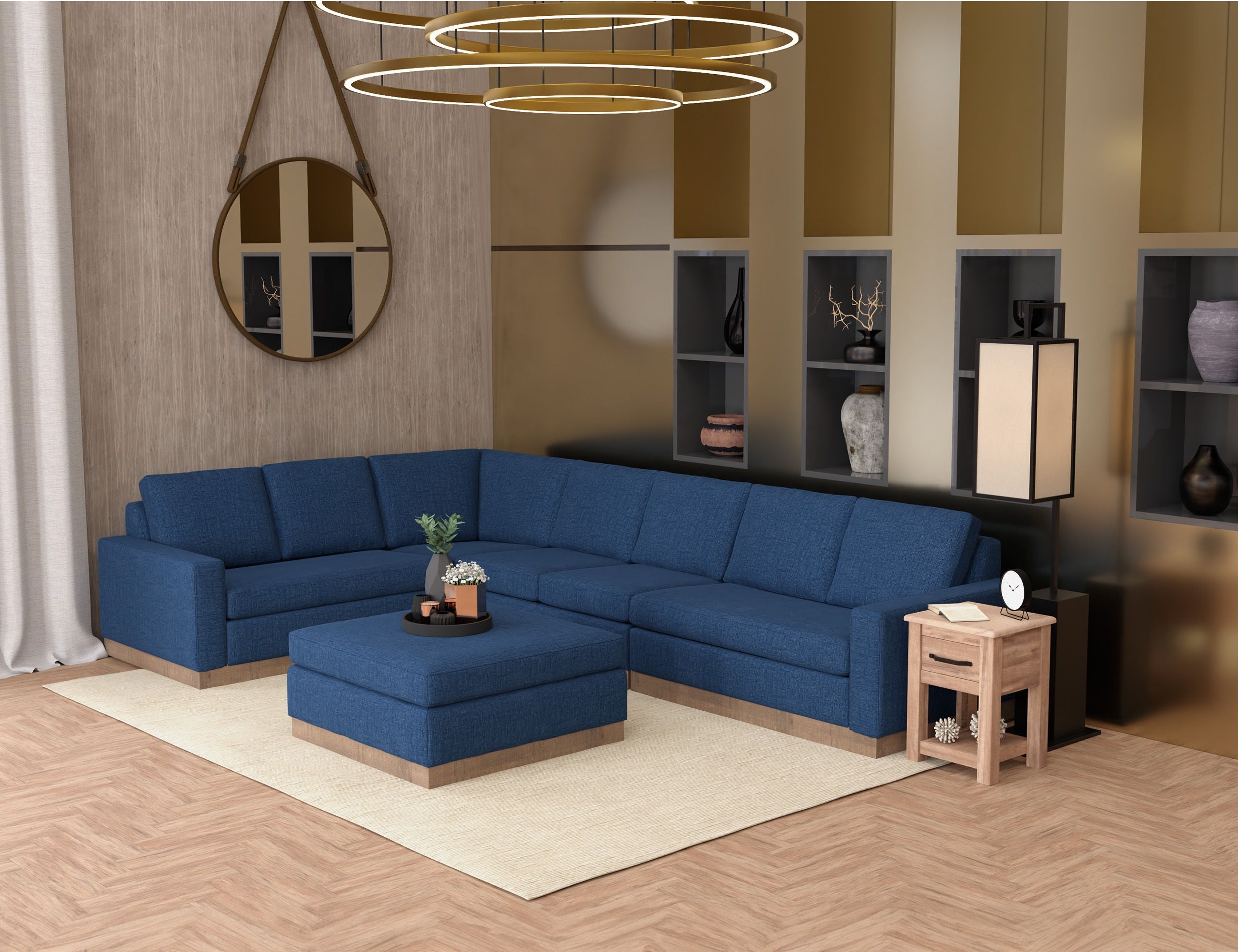International Furniture Direct Georgia - Ottoman | Meri Furniture