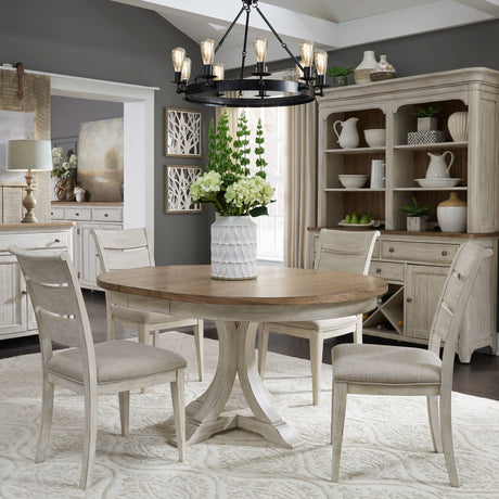 Farmhouse Reimagined - Pedestal Table Set