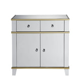 Osma - Accent Table - Mirrored & Gold