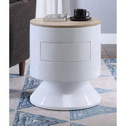 Otith - Accent Table - White High Gloss