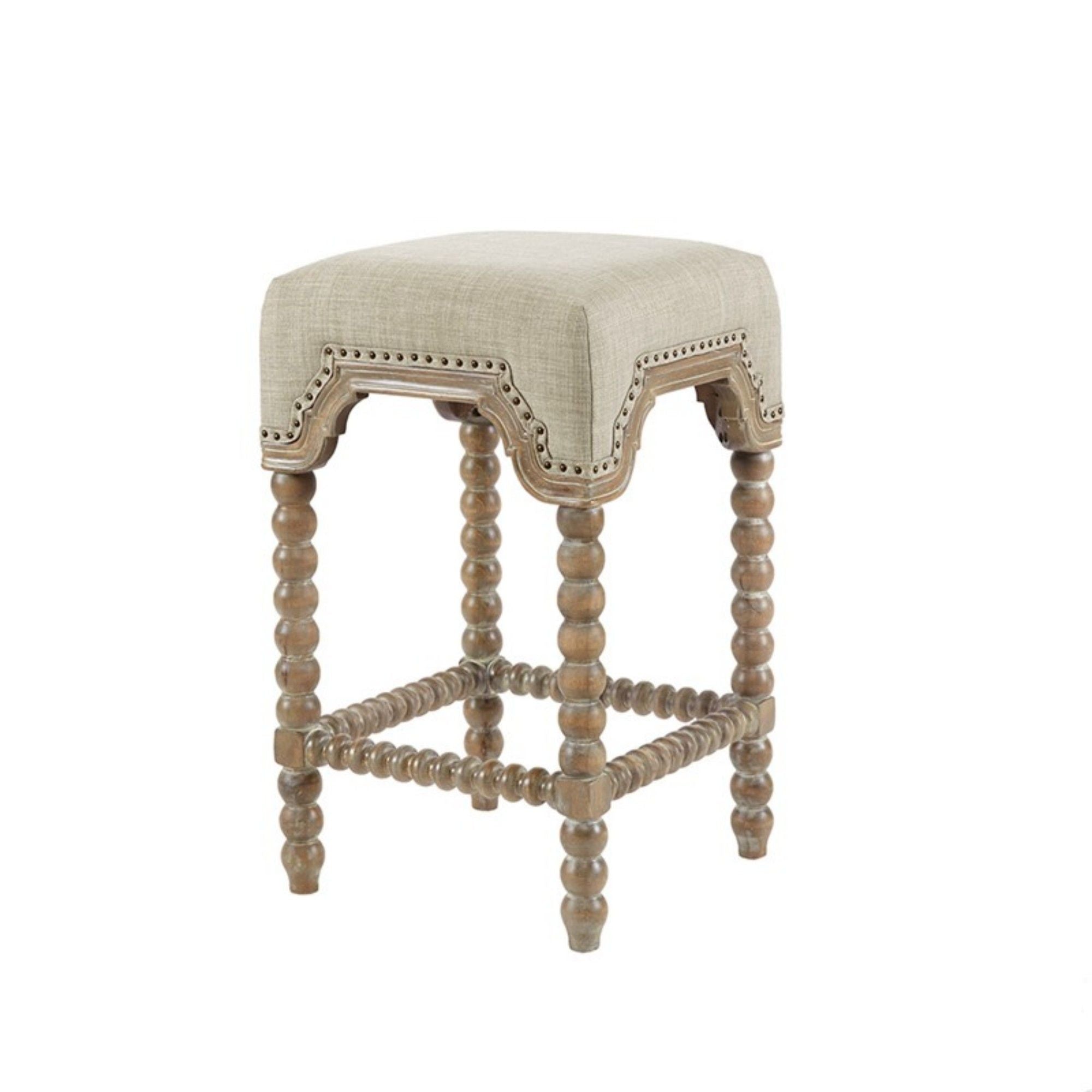 Christine - Counter Stool - Light Gray