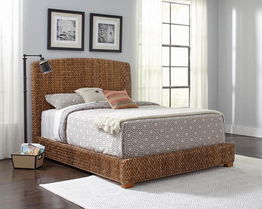 Coaster Fine Furniture Laughton - Banana Leaf Panel Bed | Meri Furniture