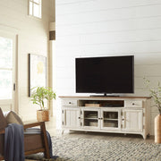 Liberty Furniture Farmhouse Reimagined - Entertainment 72" TV Stand - White | Meri Furniture