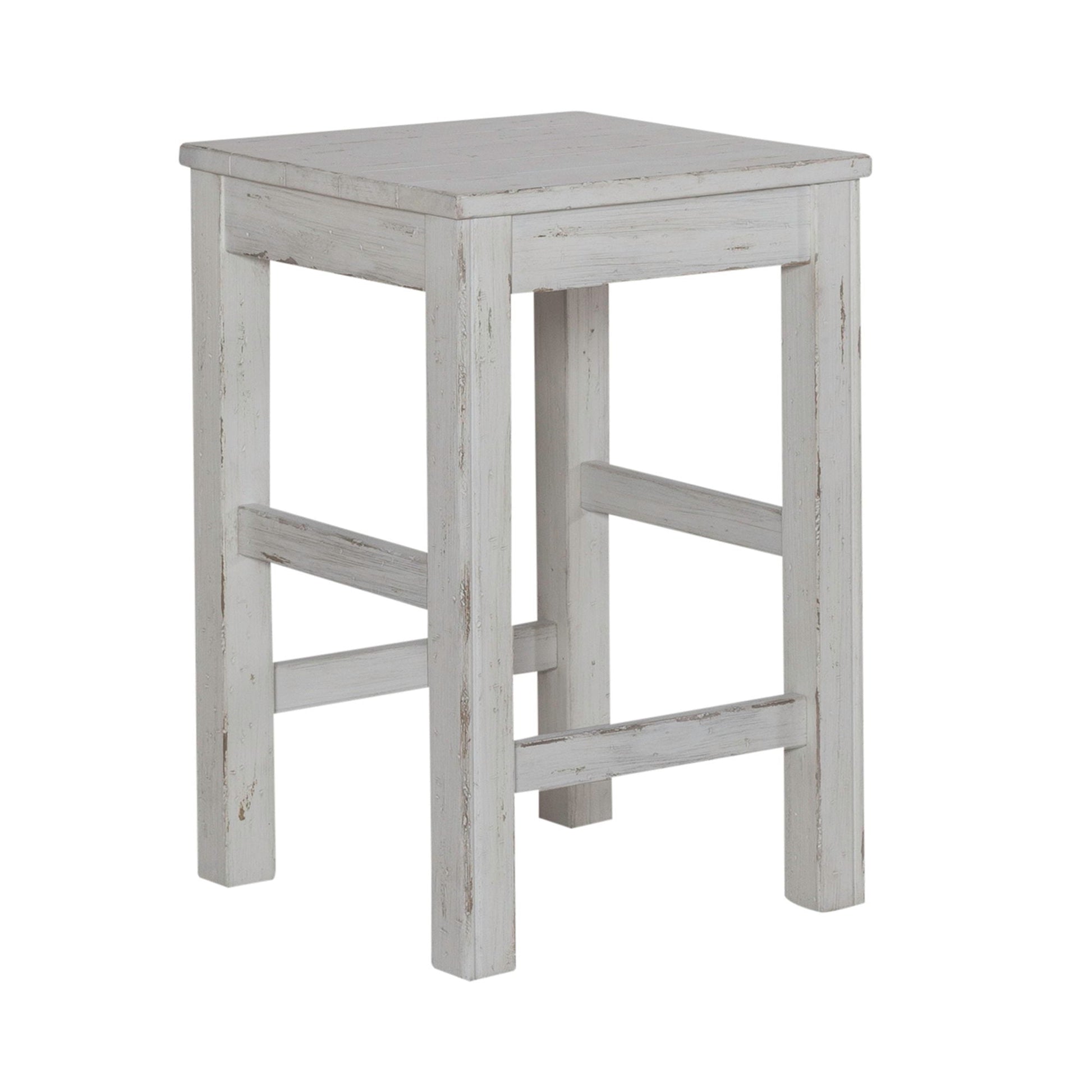 Liberty Furniture River Place - Console Stool - White | Meri Furniture