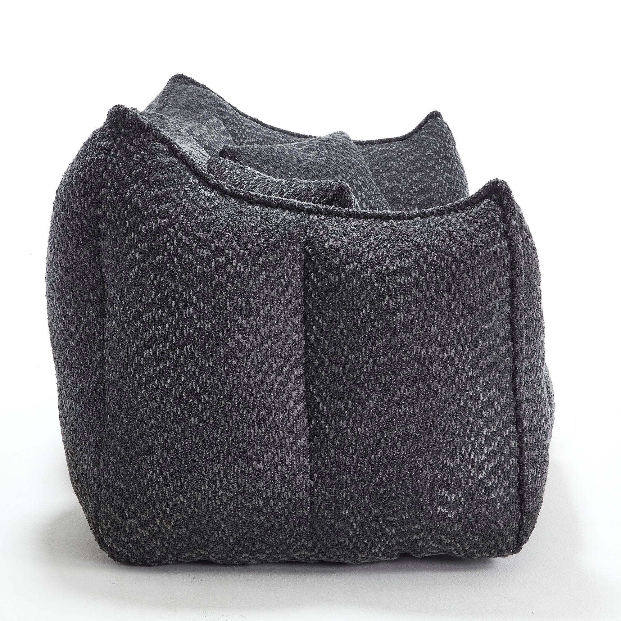 Comfortable Dual Beanbag Chair With High Resilience Foam Core For 2 People