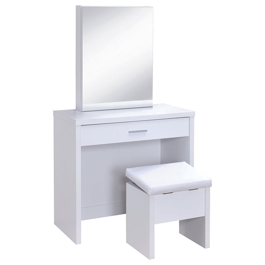 Coaster Fine Furniture Harvey - 2-piece Vanity Set with Lift-Top Stool | Meri Furniture