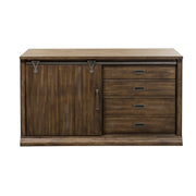 Liberty Furniture Stone Brook - Computer Credenza - Dark Brown | Meri Furniture