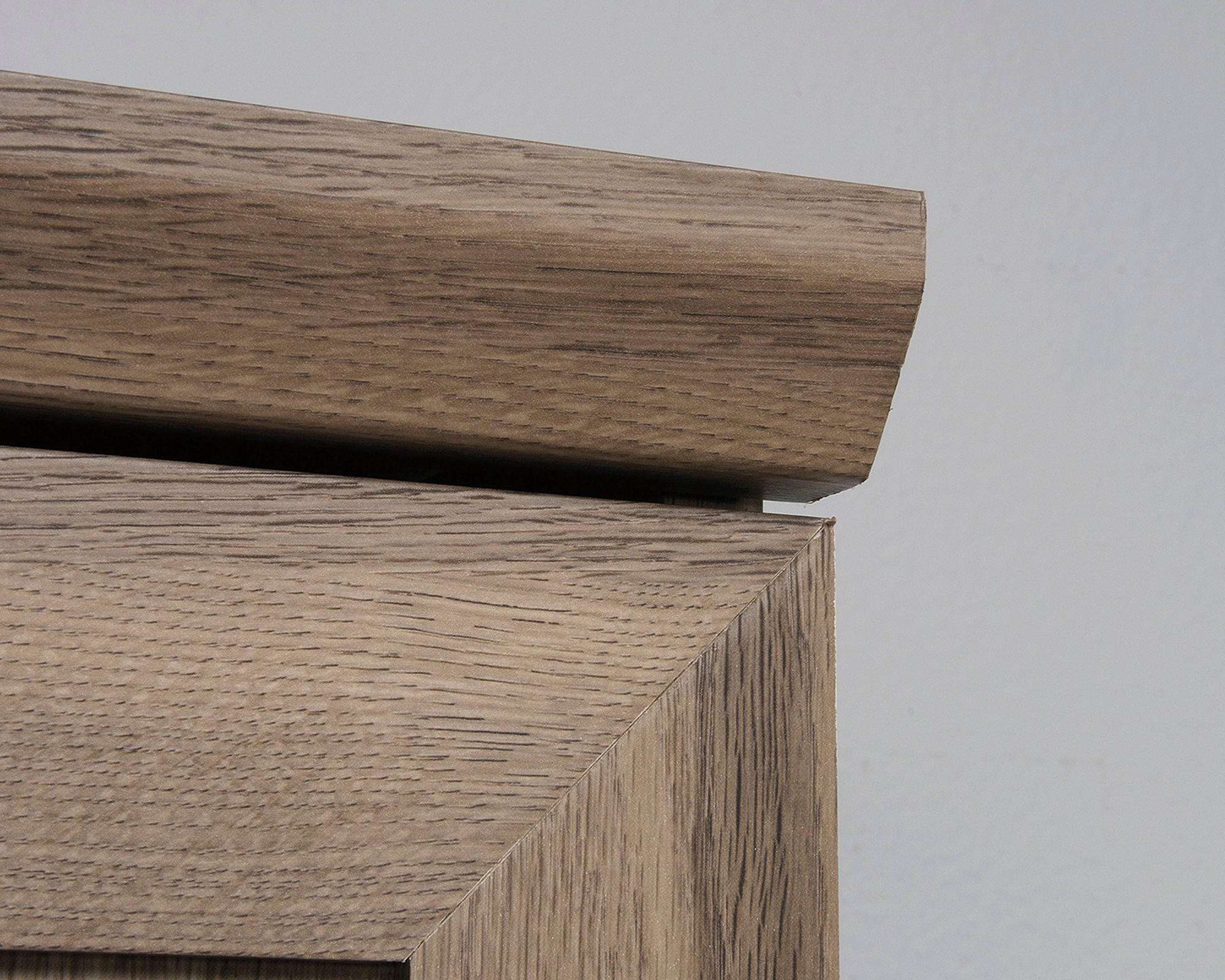 Tall Storage Cabinet in Salt Oak