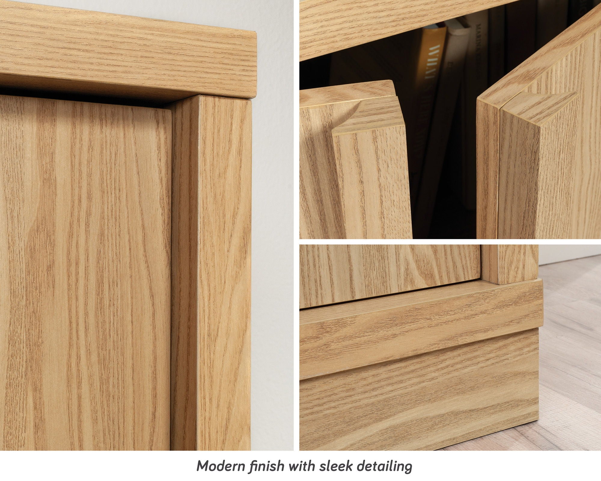 2-Door Storage Cabinet in Harmony Ash