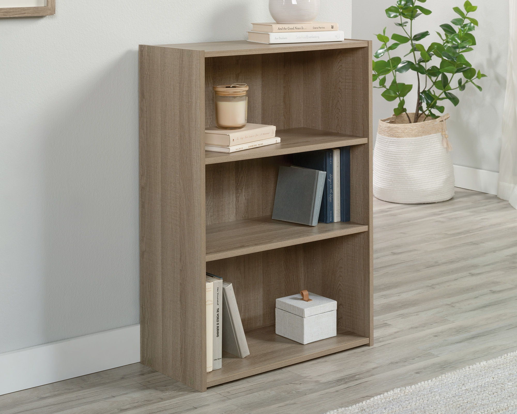 3-Shelf Bookcase Summer Oak