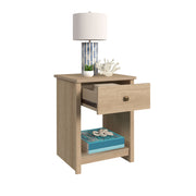 End Table with Drawer in Harvest Walnut