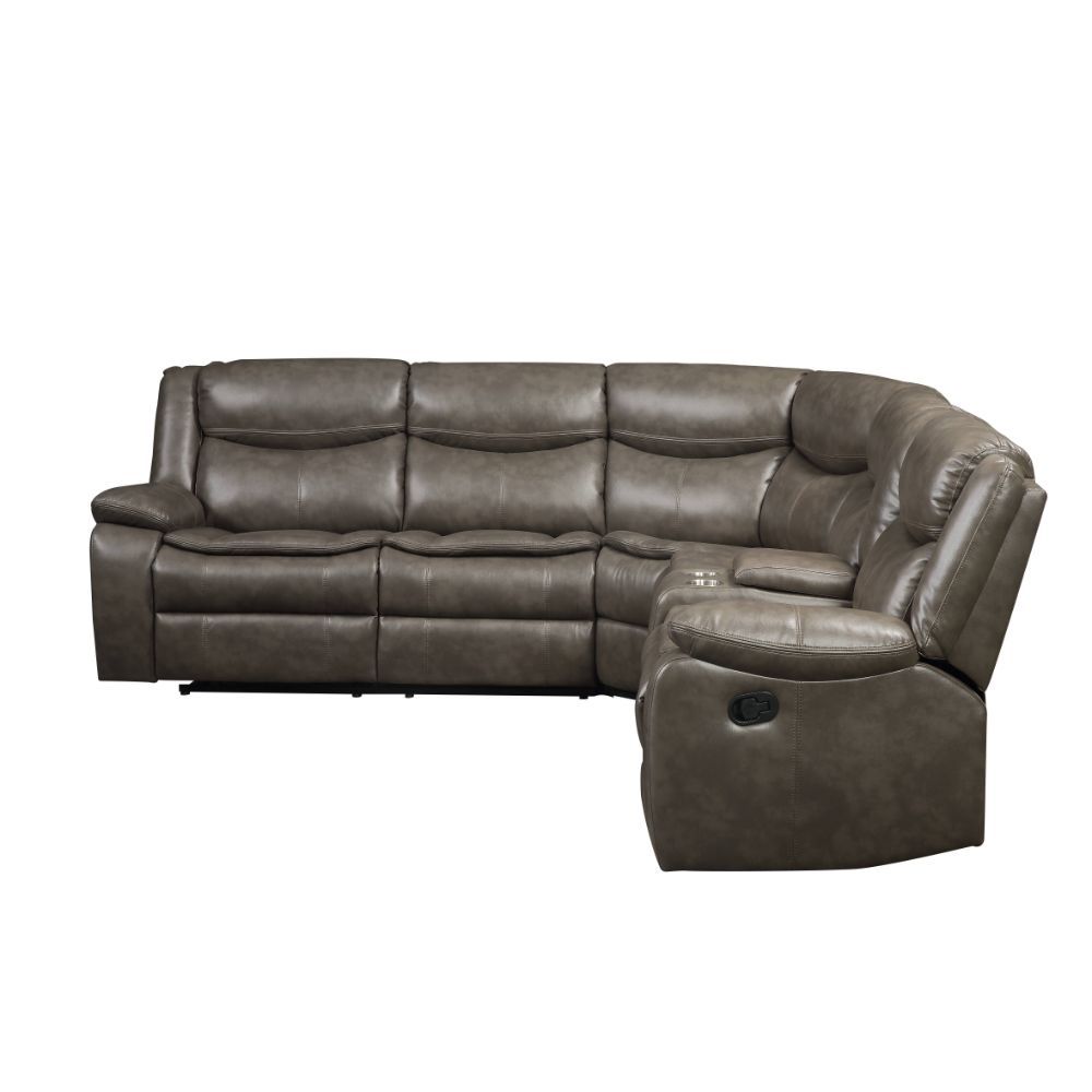 ACME Tavin - Sectional Sofa (Motion) | Meri Furniture