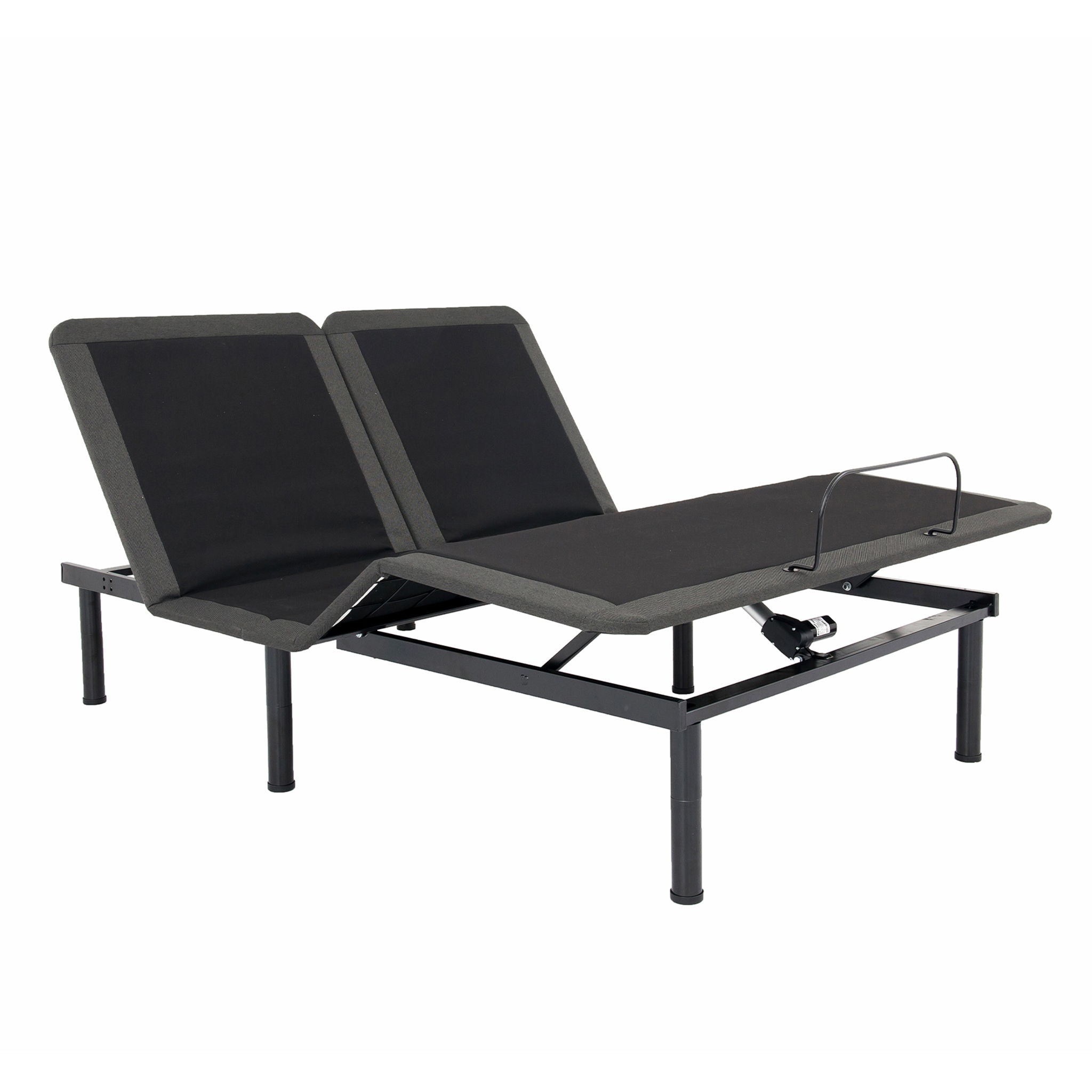 Refresh - 12" Queen Size Flex Head Memory Foam Hybrid Mattress And Adjustable Base Bundle - Blue