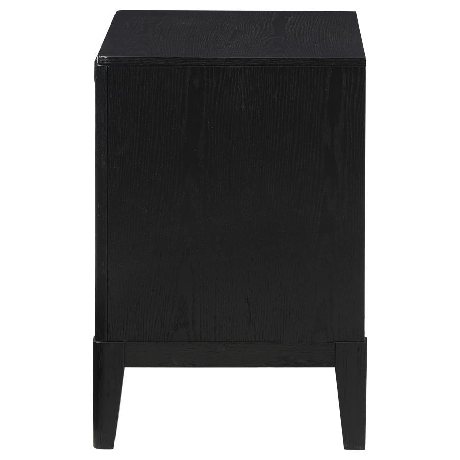 Brookmead - 2-Drawer Nightstand - Black