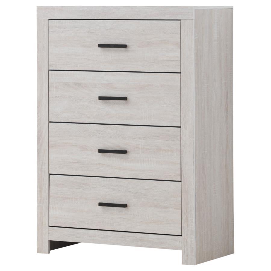 Coaster Fine Furniture Brantford - 4-Drawer Bedroom Chest | Meri Furniture