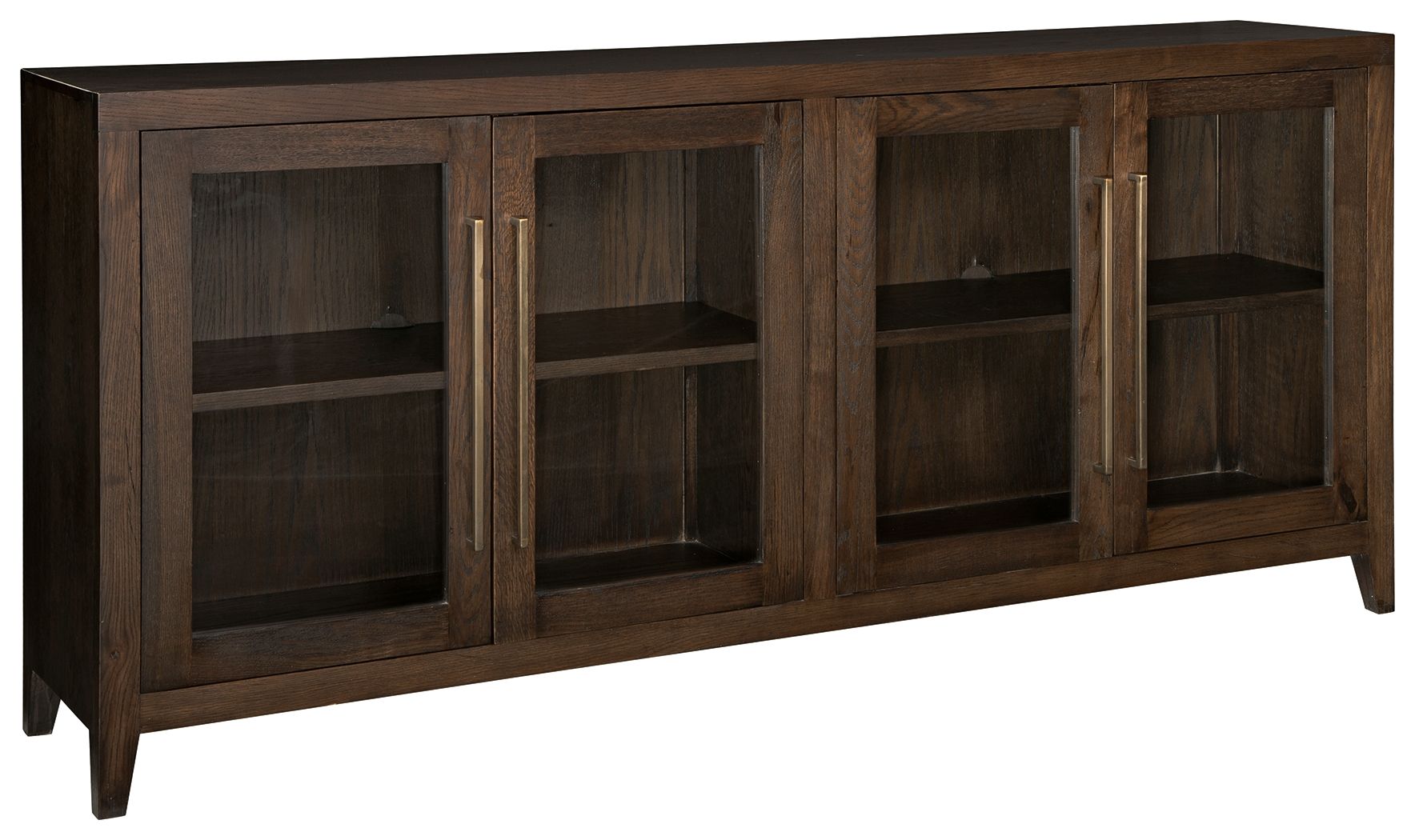 Ashley Furniture Balintmore - Dark Brown - Accent Cabinet - Horizontal | Meri Furniture