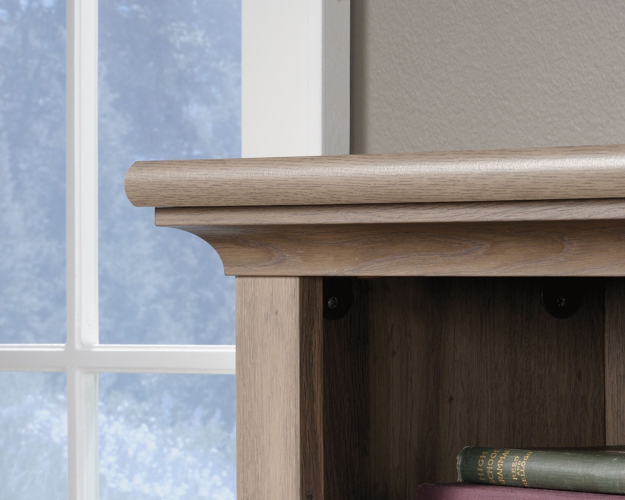 Computer Desk With Hutch Salt Oak