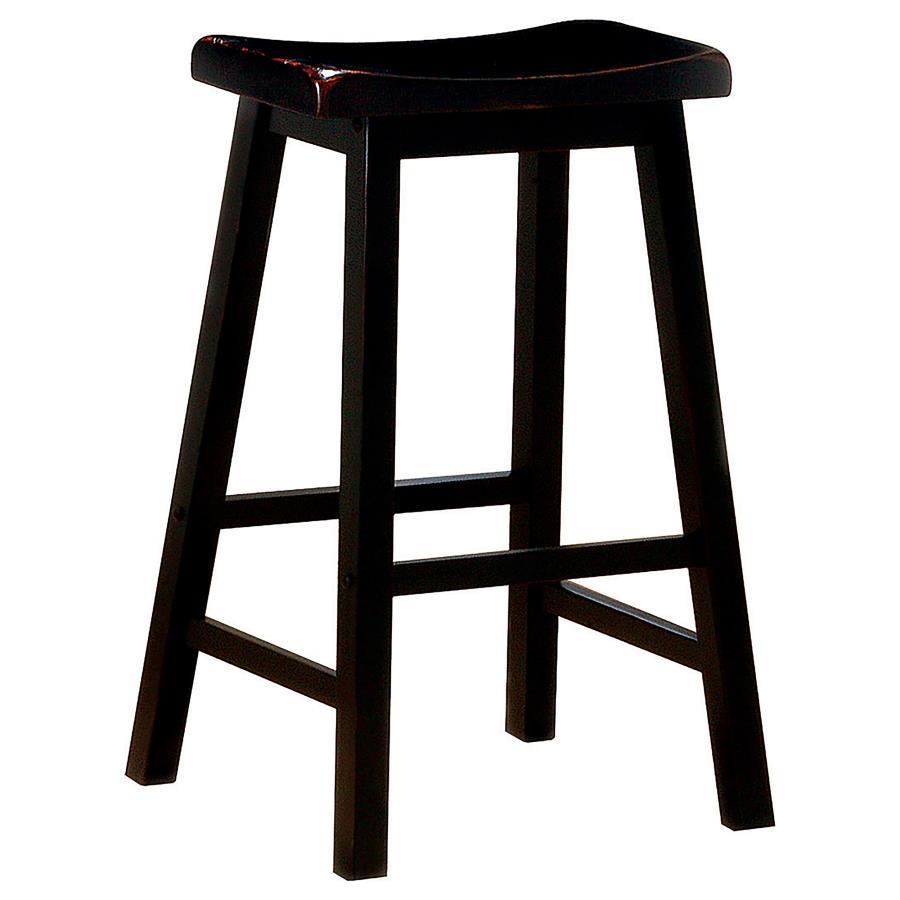 Coaster Fine Furniture Durant - Wood Backless Bar Stool (Set of 2) | Meri Furniture