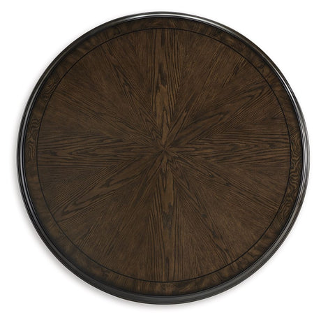 Signature Design by Ashley® Maylee - Dark Brown - Dining Table | Meri Furniture