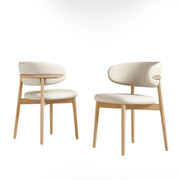 Dining Chair For Dining Room, Kitchen (Set of 2) - White