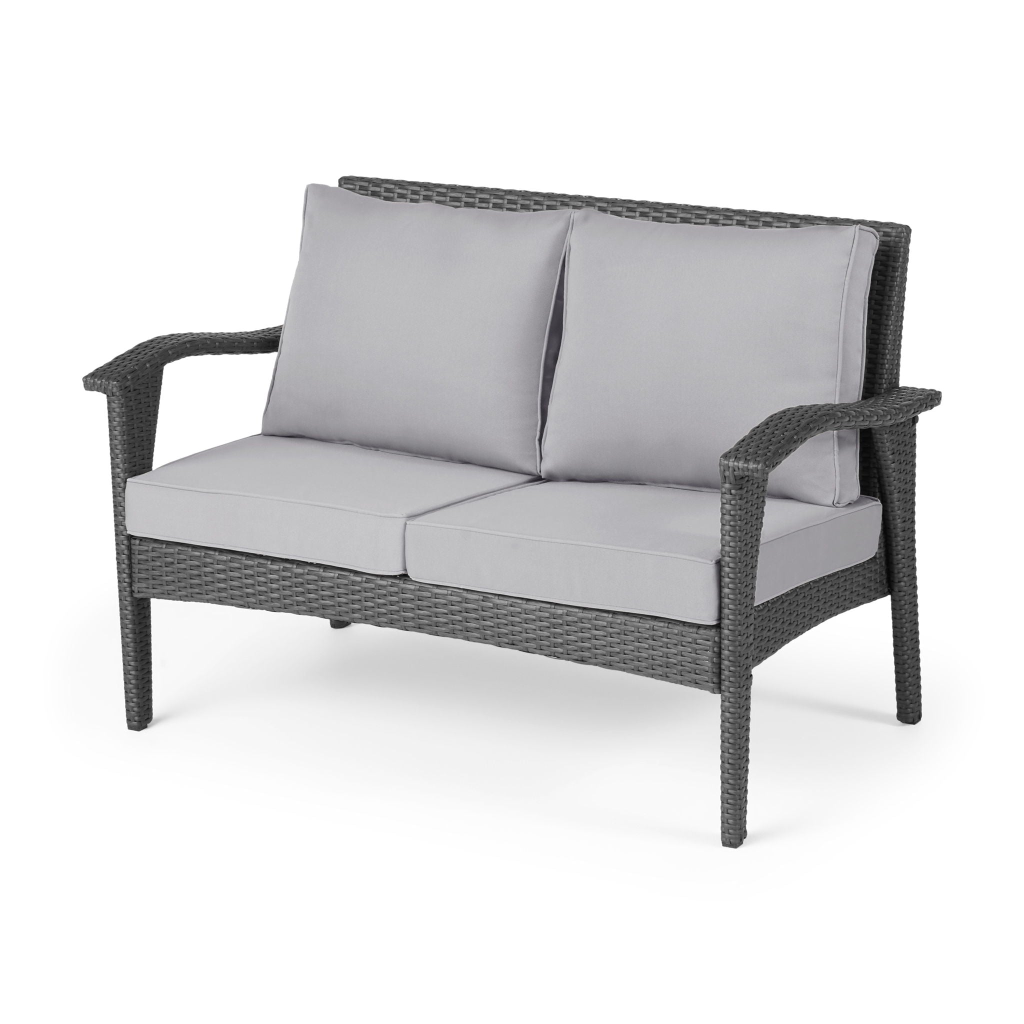 Honolulu - Loveseat - Gray / Silver