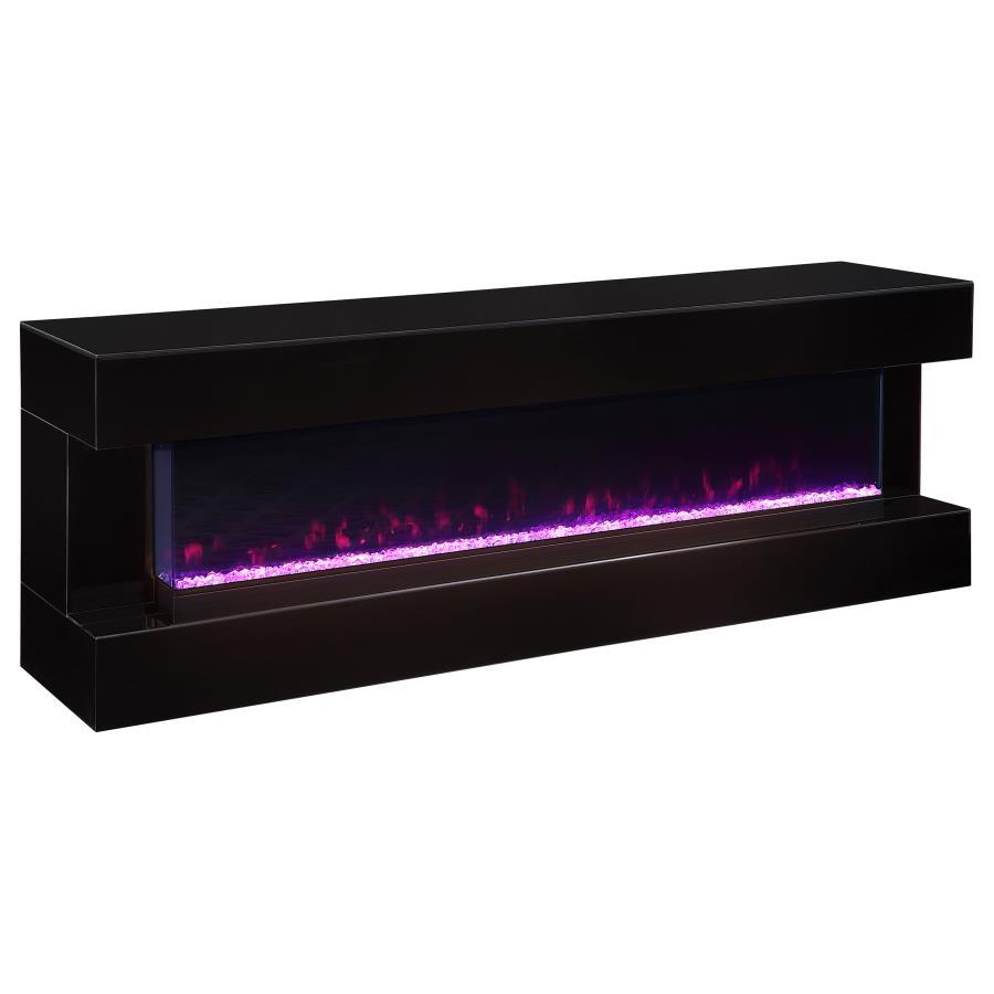 Coaster Fine Furniture Vallerie - TV Stand With Visual Flame Box | Meri Furniture