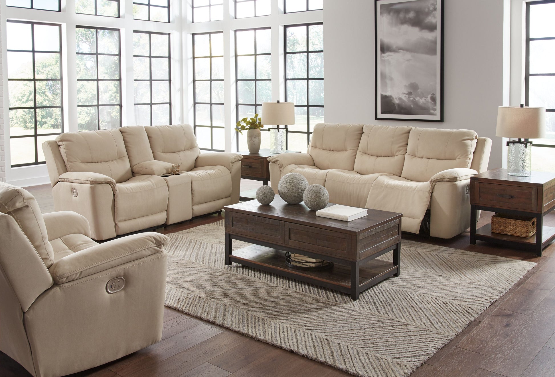 Signature Design by Ashley® Next-Gen Gaucho - Power Reclining Living Room Set | Meri Furniture