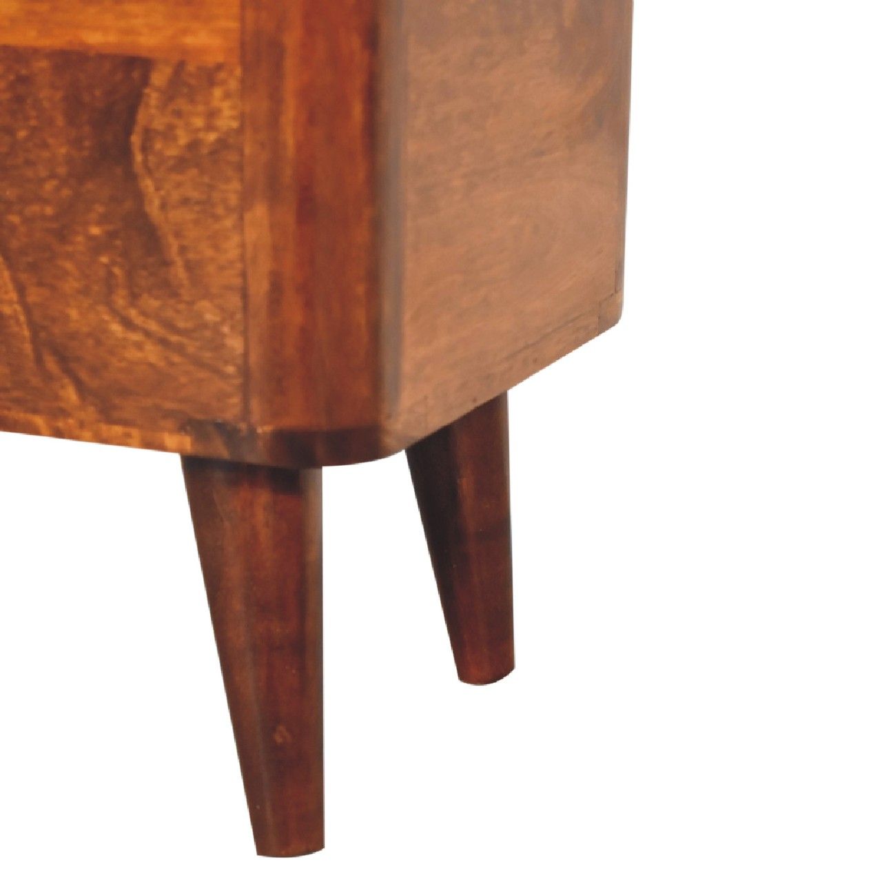 Lid Up Storage Stool - Brown