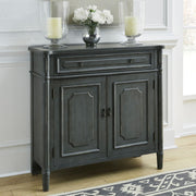 Liberty Furniture Madison Park - 1 Drawer 2 Door Accent Cabinet - Dark Gray | Meri Furniture