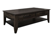 Teak - Cocktail Table - Oil Black