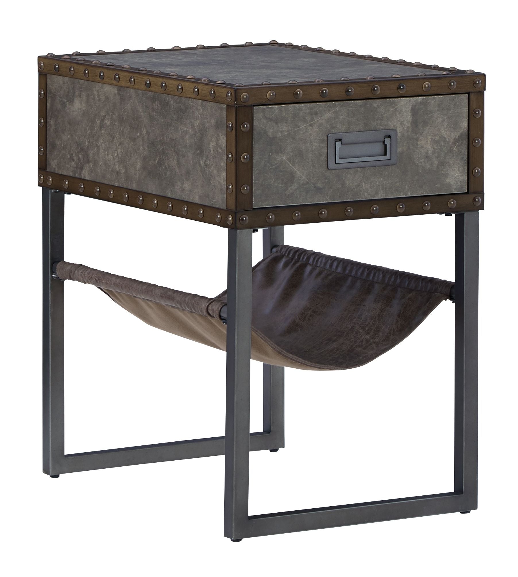 Signature Design by Ashley® Derrylin - Brown - Chair Side End Table | Meri Furniture