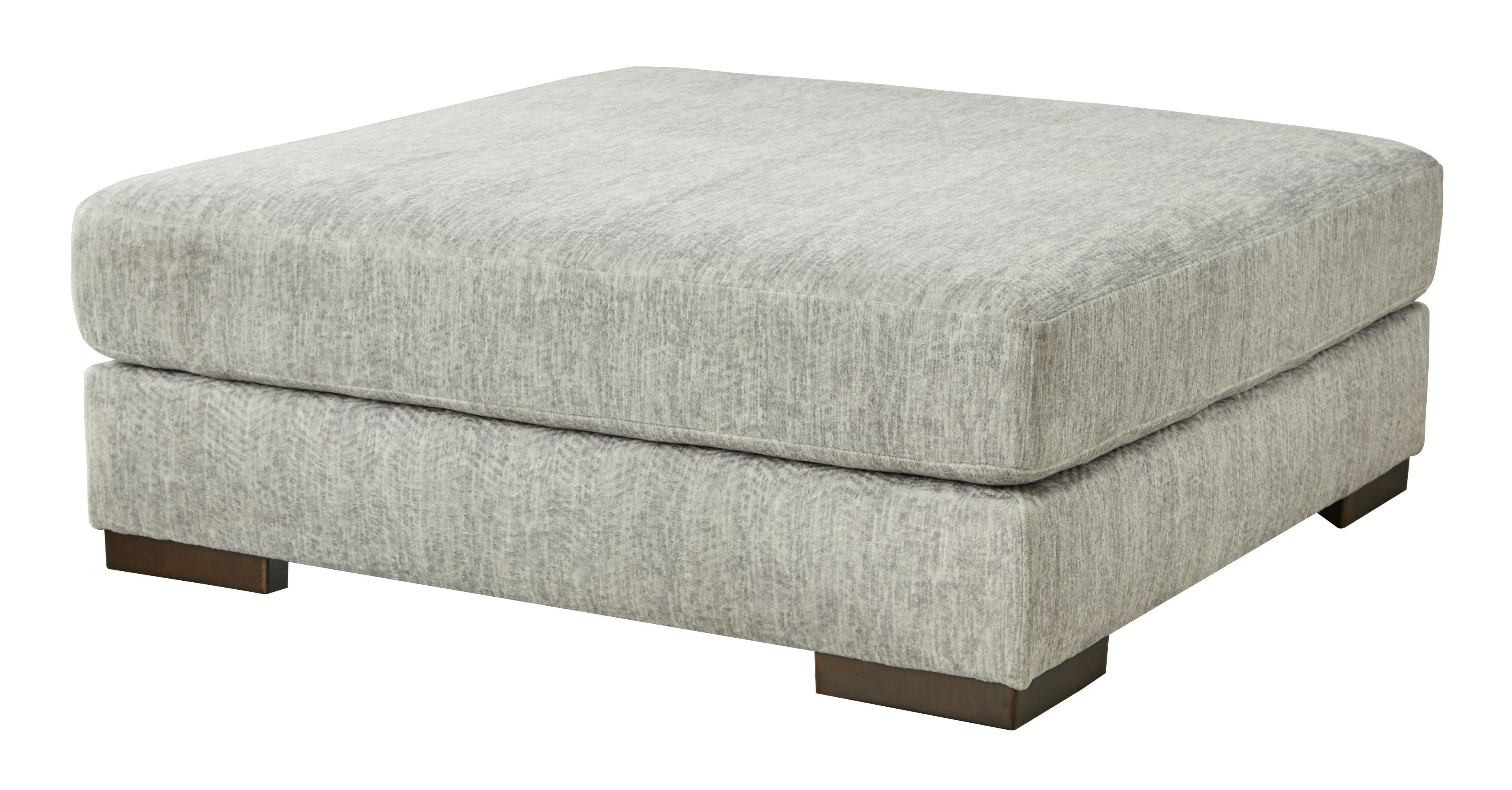 Ashley Furniture Regent Park - Pewter - Oversized Accent Ottoman | Meri Furniture