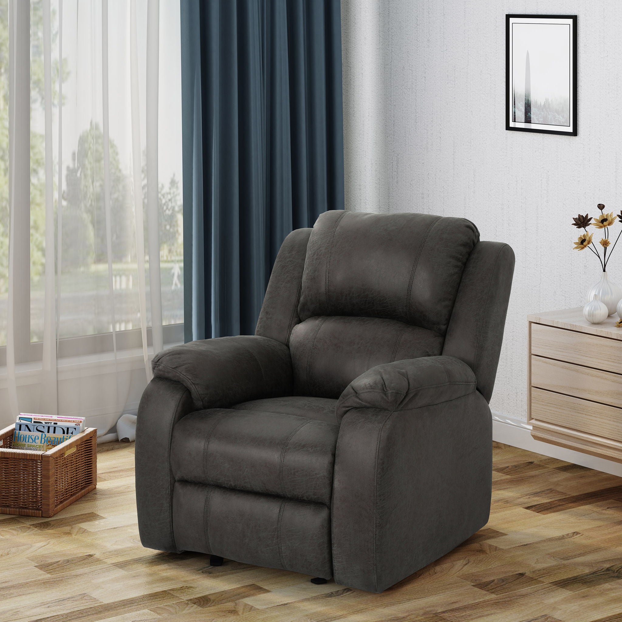 Supreme Comfort Manual Recliner Chair