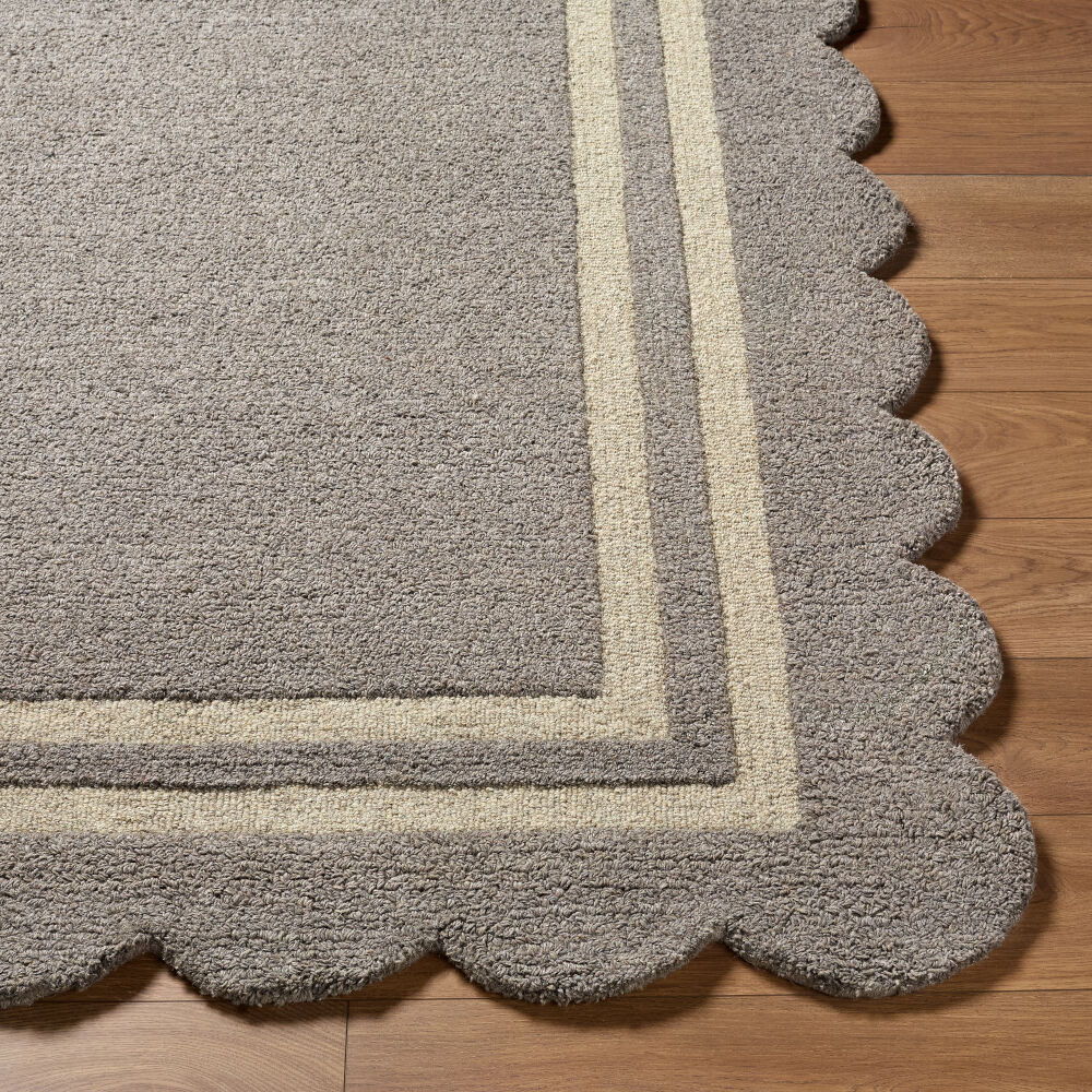 Scalloped Handmade Rug