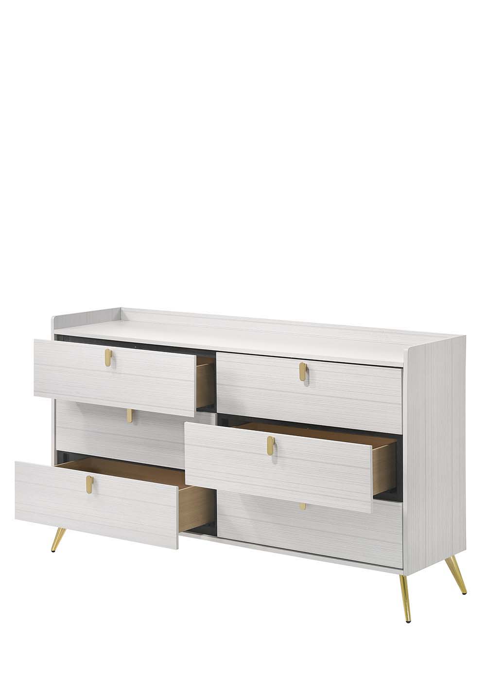 ACME Zeena - Dresser - White Finish | Meri Furniture