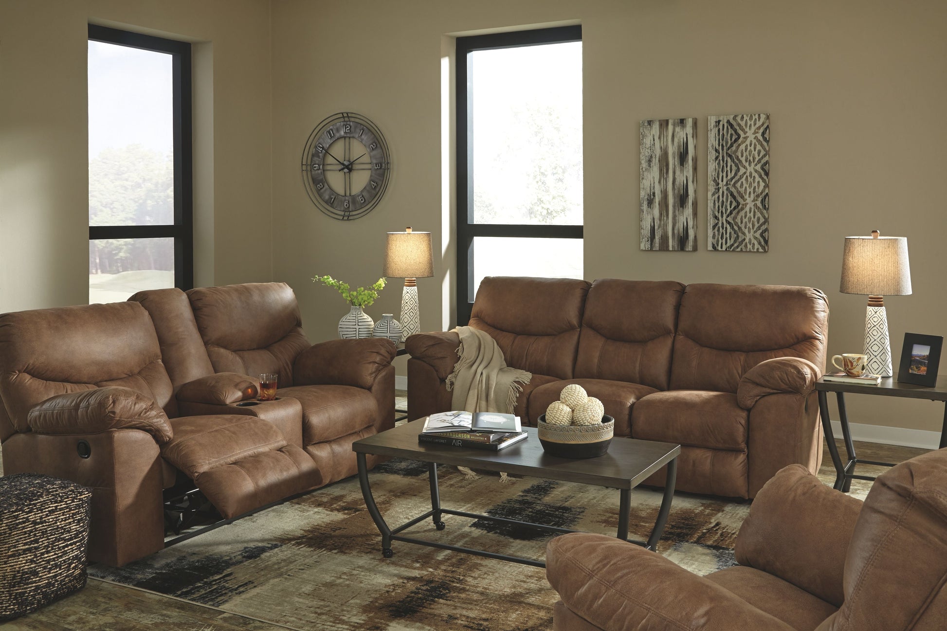 Signature Design by Ashley® Boxberg - Reclining Living Room Set | Meri Furniture
