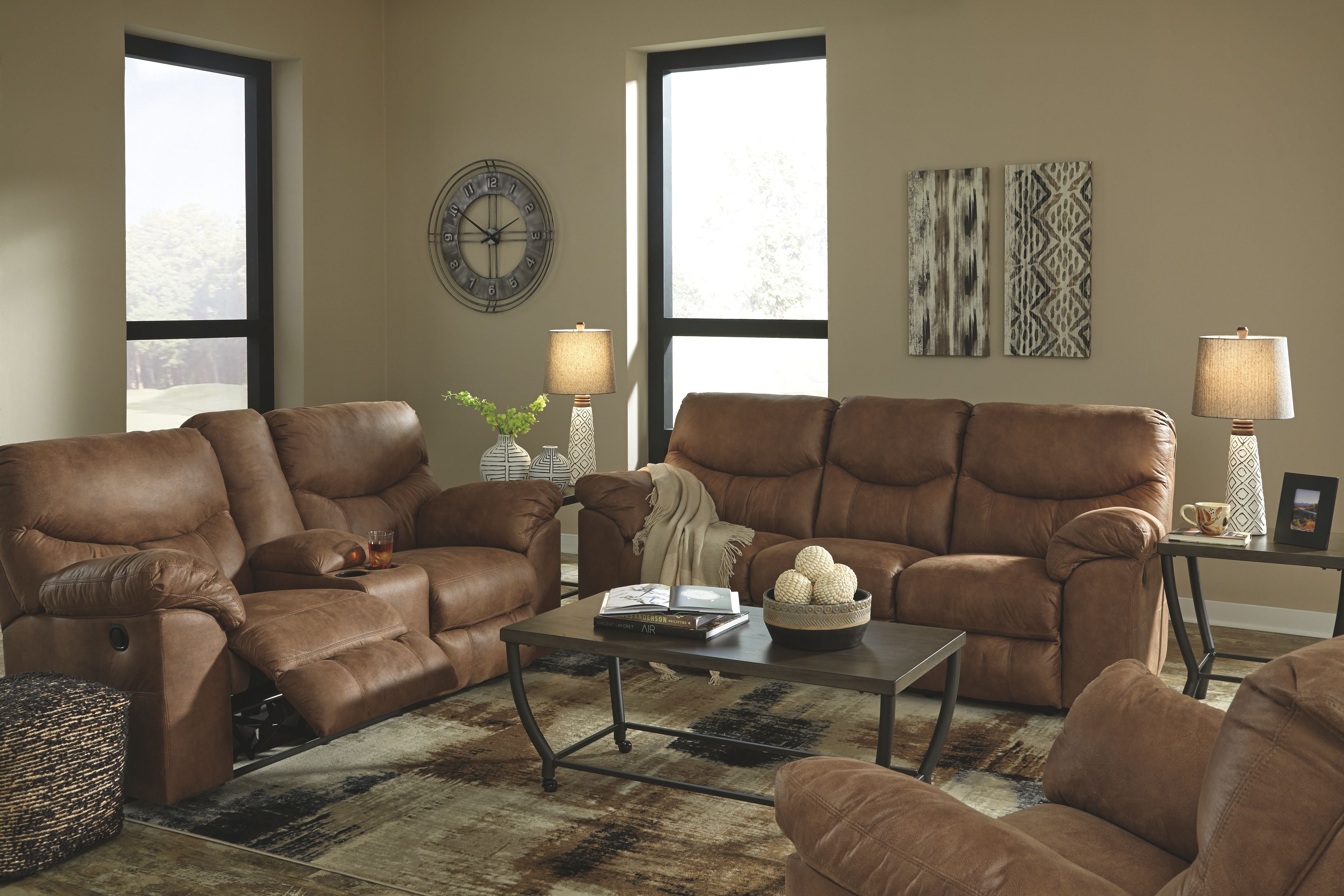 Signature Design by Ashley® Boxberg - Reclining Living Room Set | Meri Furniture