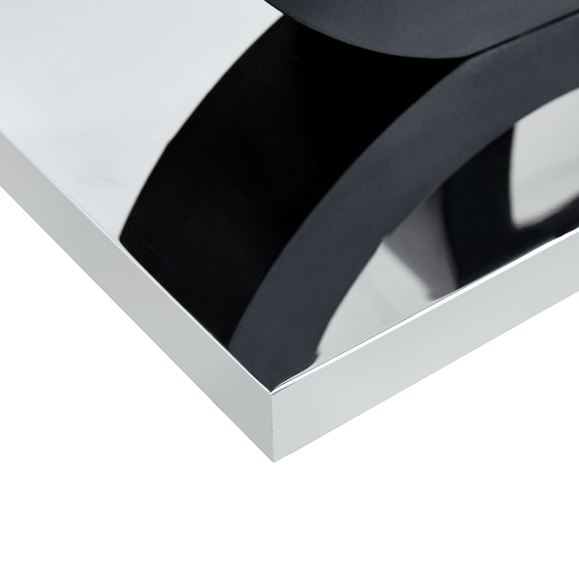 Contemporary Style Glass Top Coffee Table