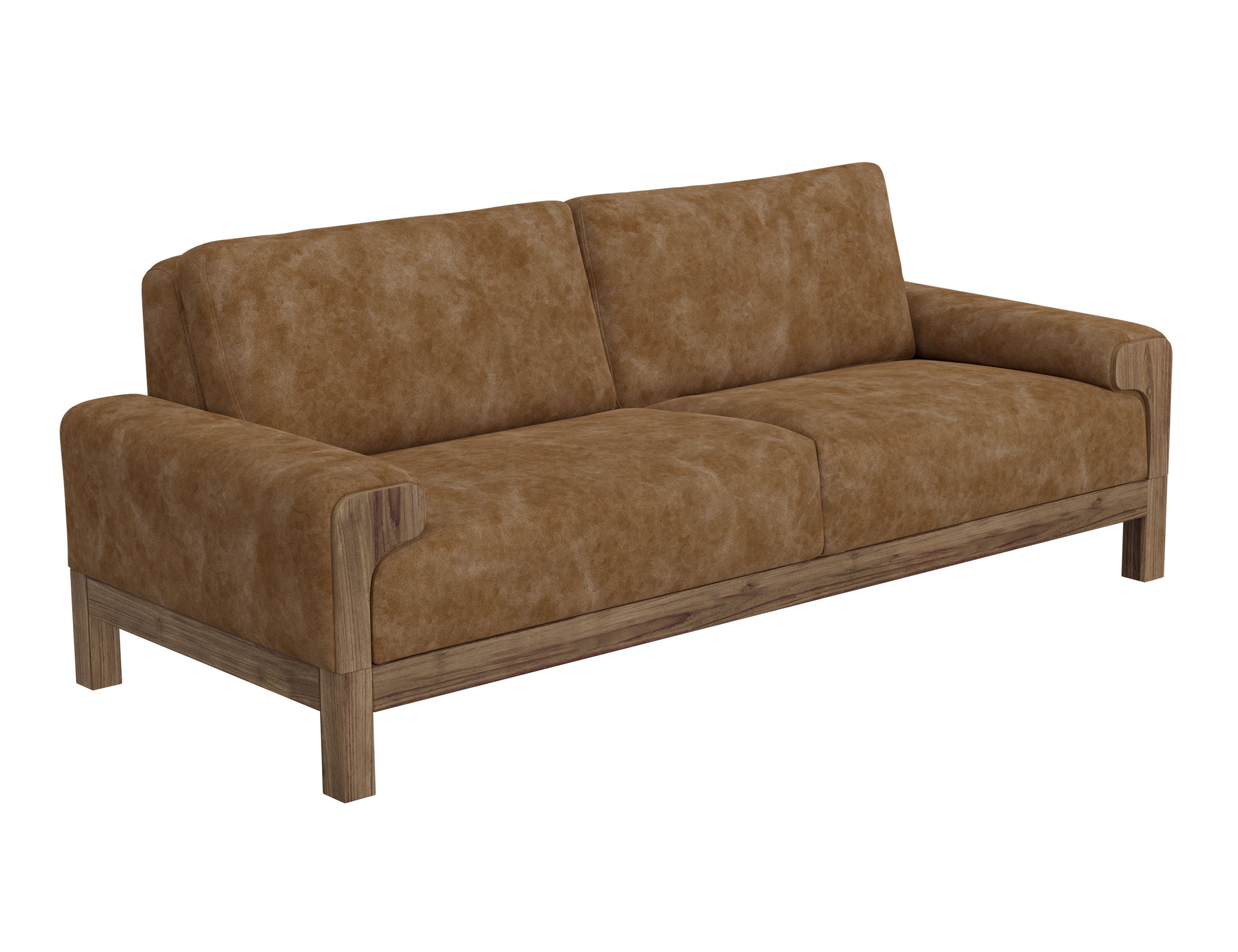 International Furniture Direct Sedona - Sofa - Dark Brown | Meri Furniture