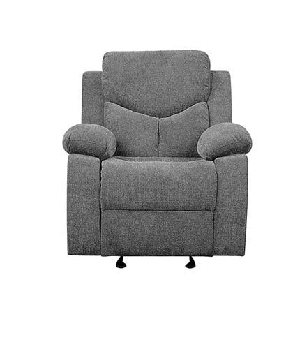 Kalen - Motion Glider Recliner - Gray Chenille