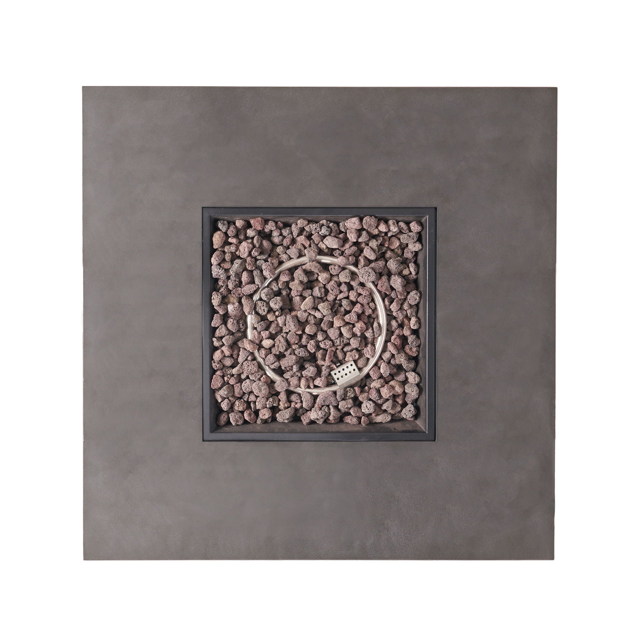 Modern Square Fire Pit With 50,000 Btu