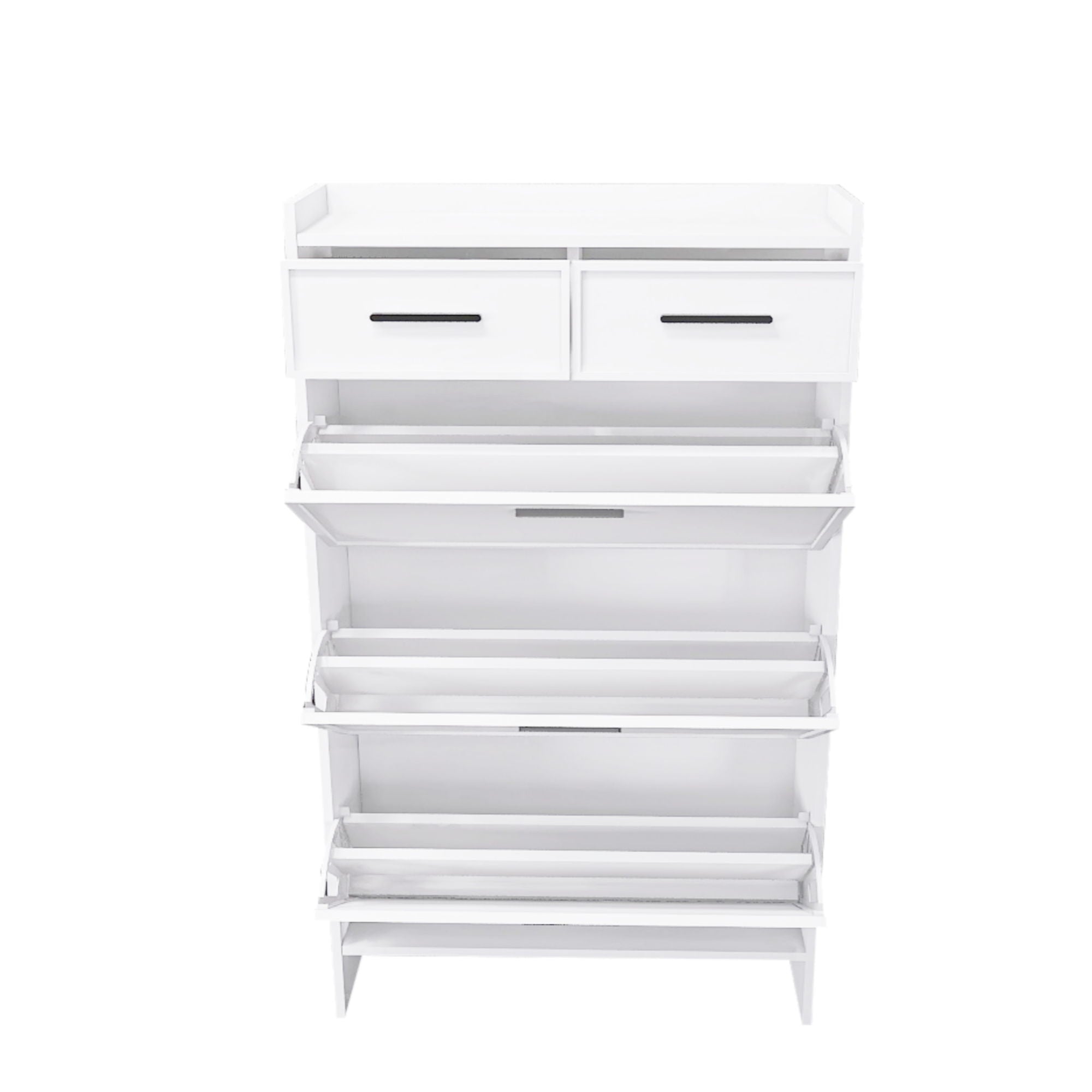 3 Doors Shoe Cabinet With 2 Drawers