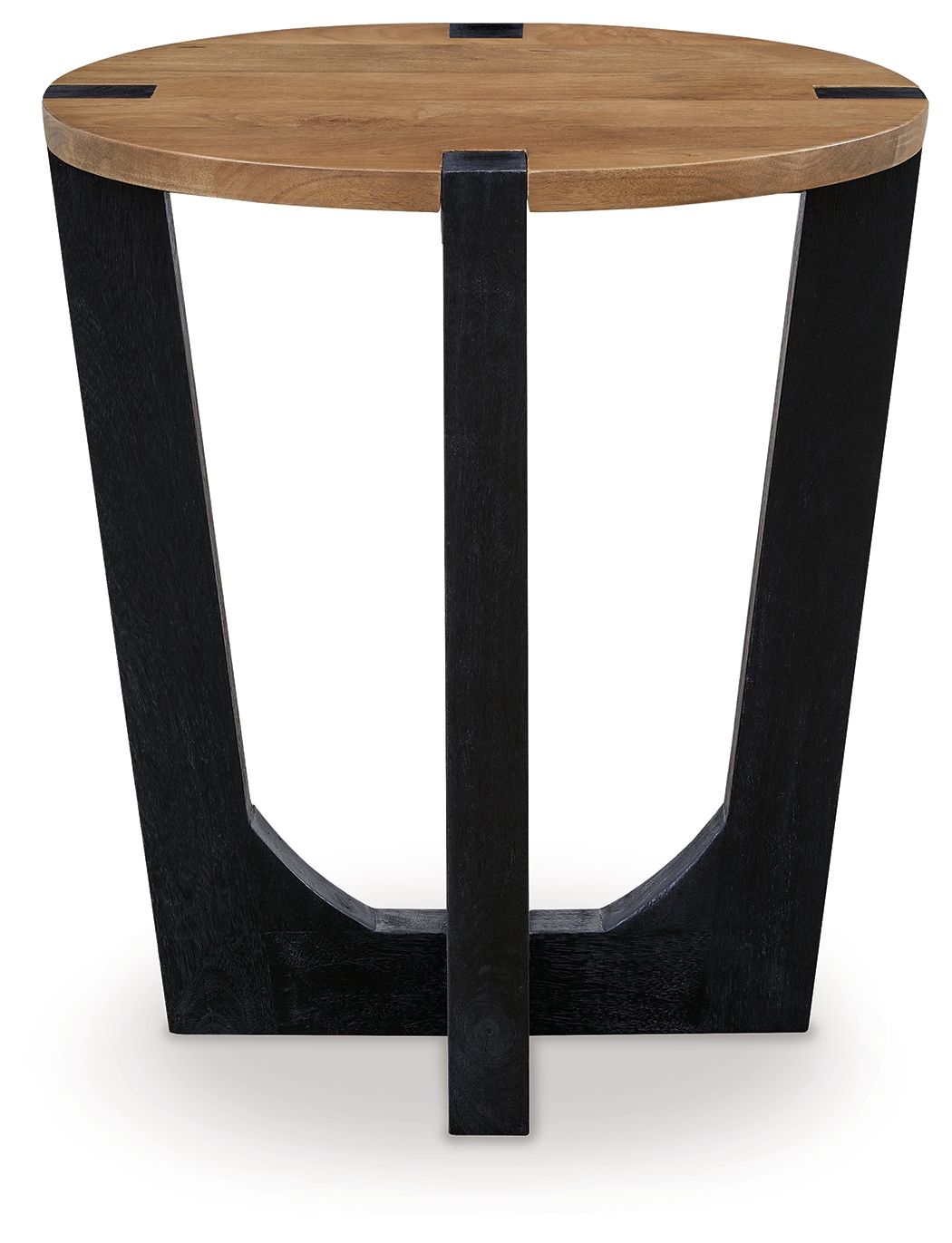 Signature Design by Ashley® Hanneforth - Brown - Round End Table | Meri Furniture