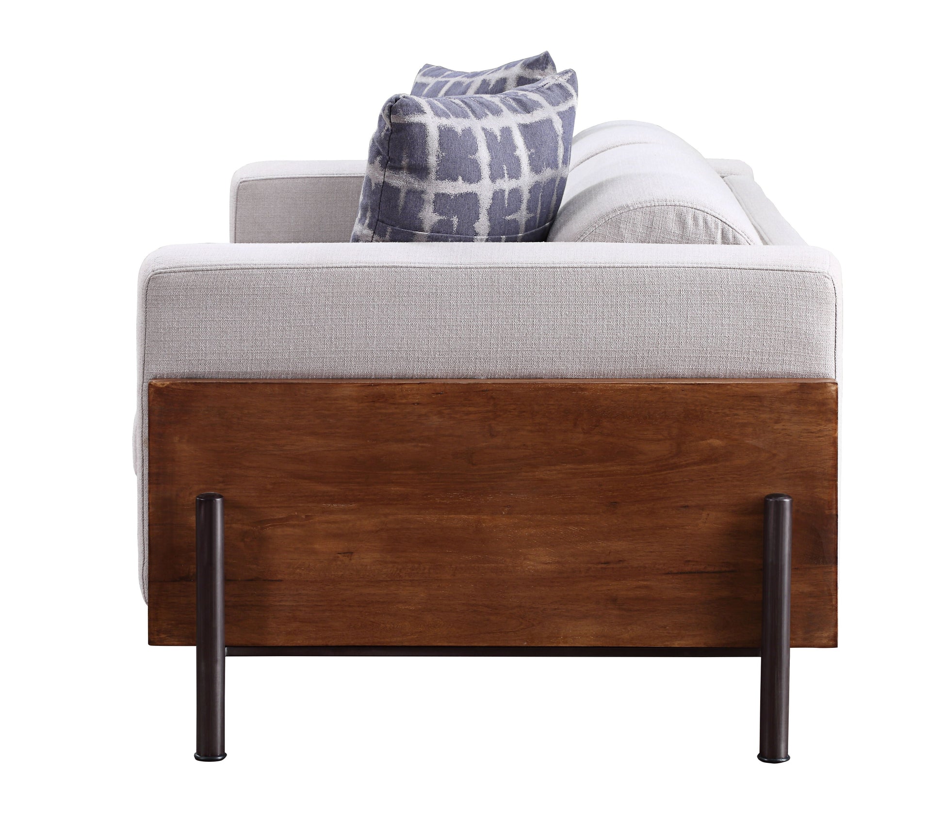 ACME Pelton - Sofa - Fabric & Walnut | Meri Furniture