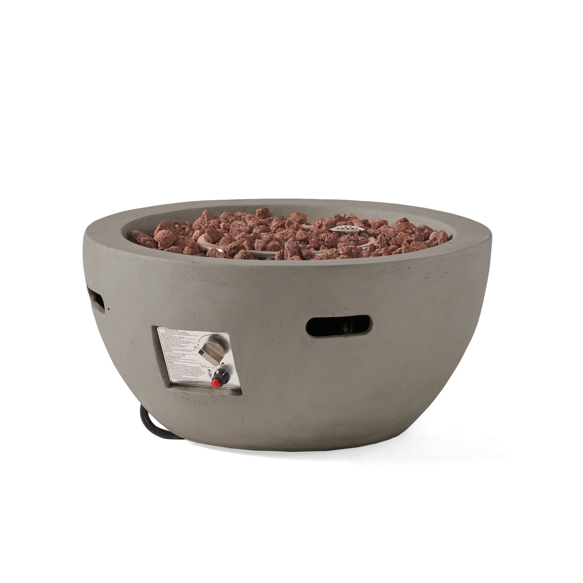Bowl Shaped Propane Fire Pit 40000 Btu
