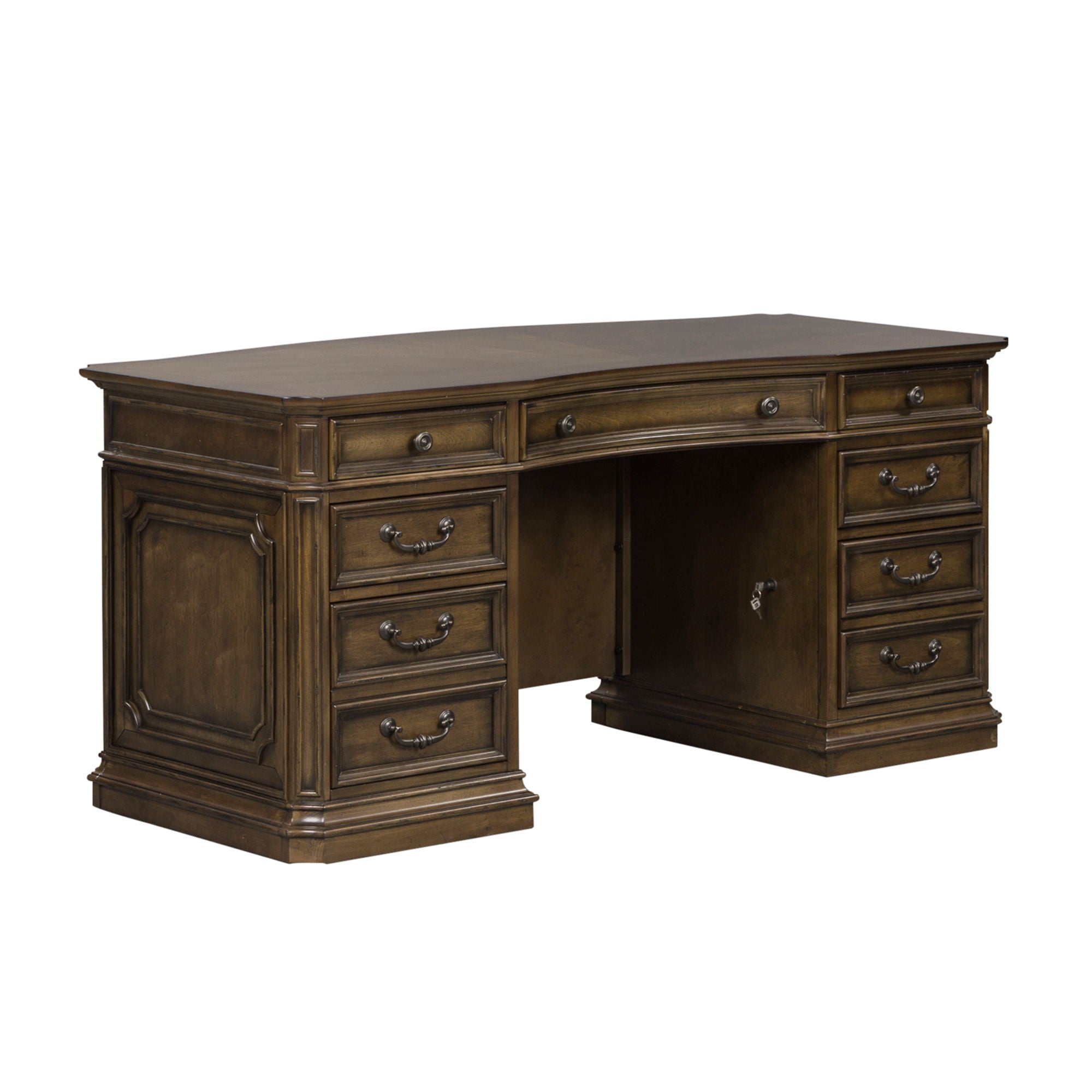 Liberty Furniture Amelia - Jr Executive Desk - Dark Brown | Meri Furniture