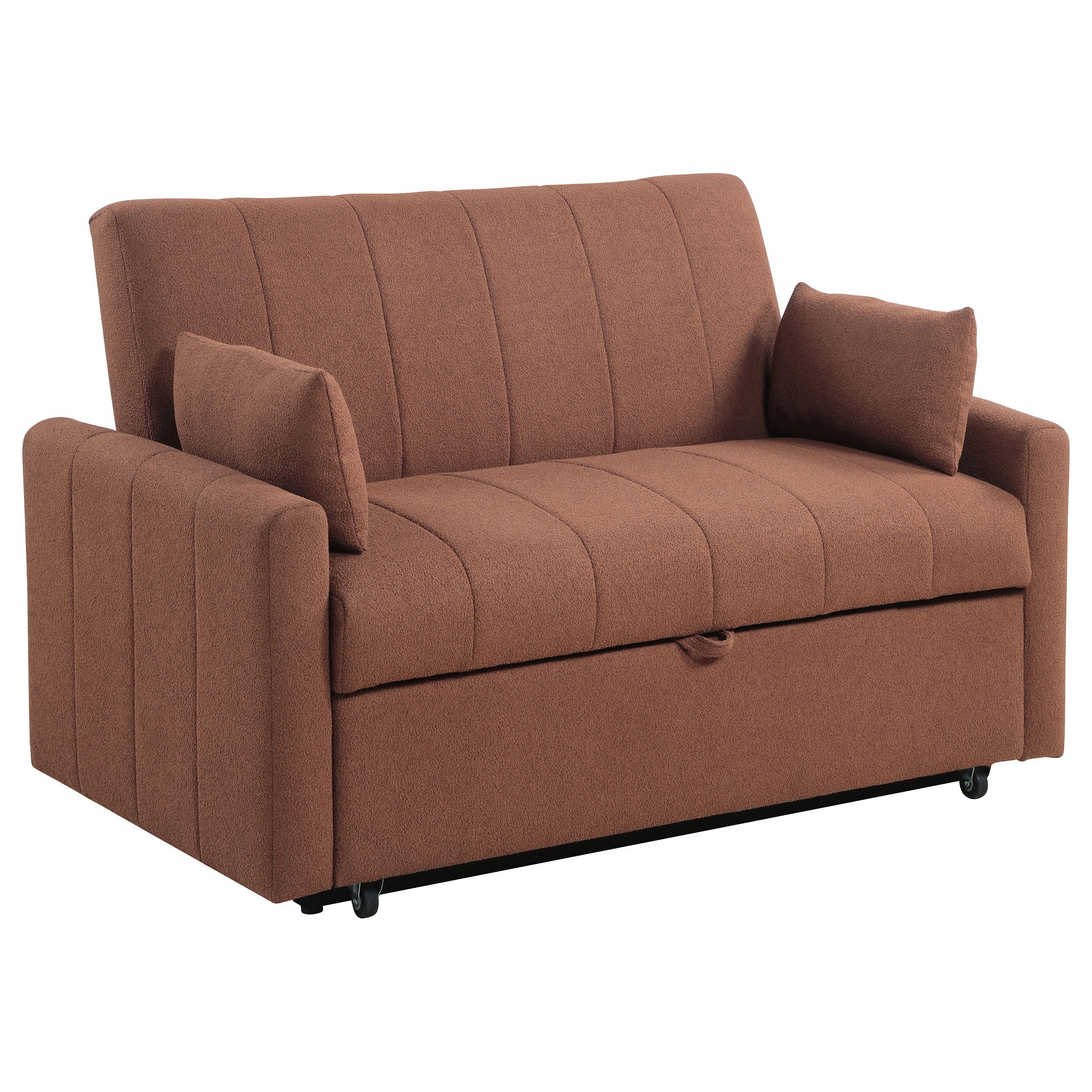 Coaster Fine Furniture Portland - Boucle Upholstered Sleeper Sofa Bed | Meri Furniture