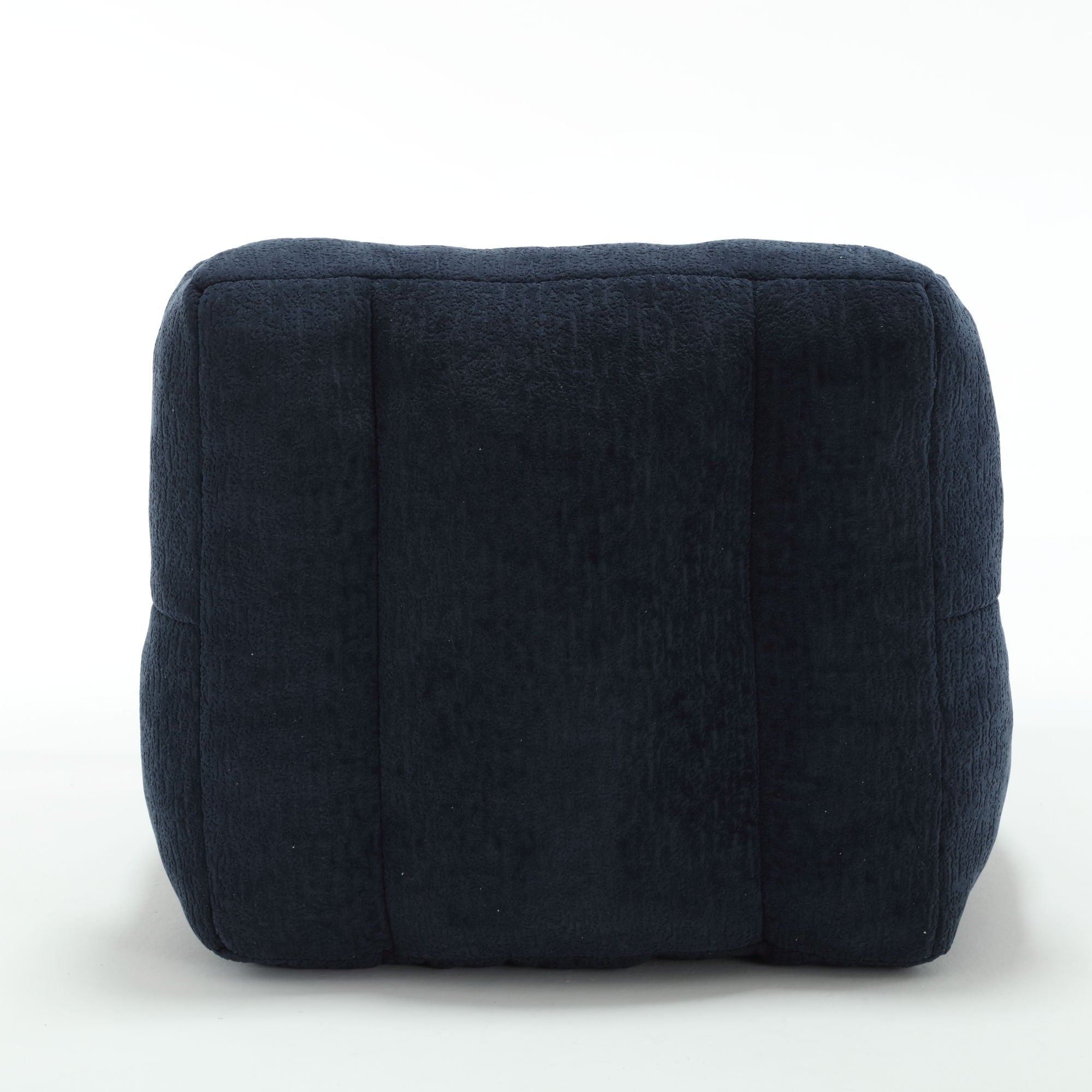 Modern Indoor Fluffy Bean Bag Chair With Memory Foam And Ottoman, Super Soft