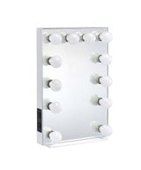 ACME Asa - Accent Mirror - White Finish | Meri Furniture